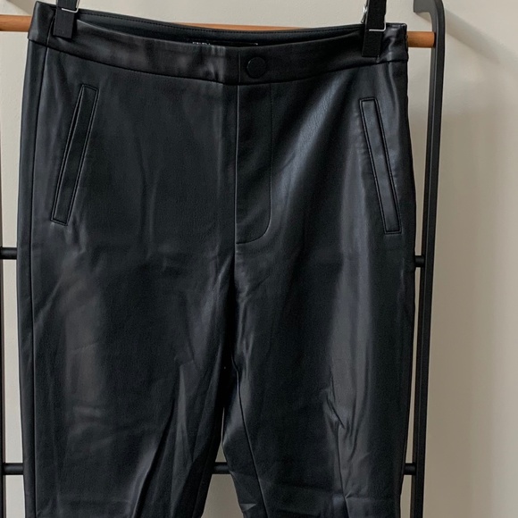 Zara Faux Leather Leggings - Picture 3 of 6